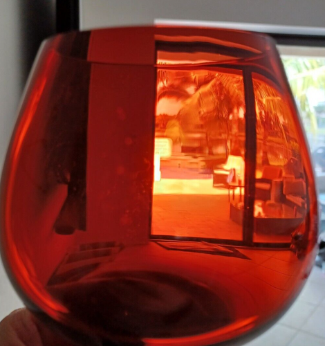 2 rubinrote Schnapsgläser & 4 Glasfliege Zylinder Hut Rührstäbchen - Bild 11 von 21