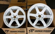 Rays Te37 Saga S-plus 1718 17x8 18x10 Dash White Wheel Rim For Acura Nsx 91-05