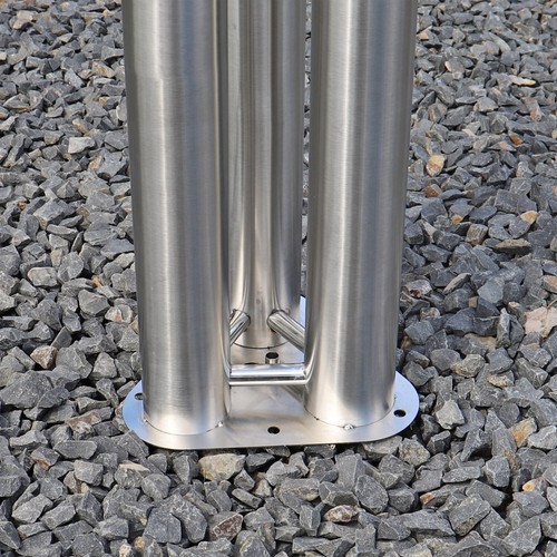 3 EdelstahlSäulen Springbrunnen ESB1 100cm gebürstet Edelstahl Element Garten 3 - Bild 4 von 9
