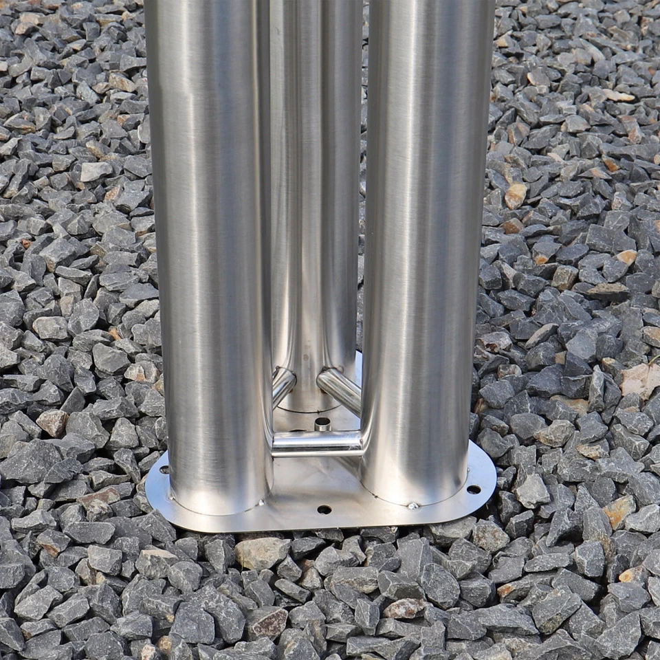 3 EdelstahlSäulen Springbrunnen ESB1 100cm gebürstet Edelstahl Element Garten - Bild 4 von 4