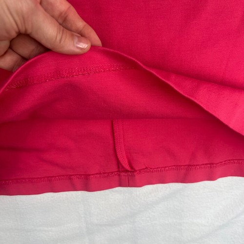 Talbots Dress Coral Pink Ponte Stretch Ponte Knit Career Square Pocket Size 6 - Picture 6 of 18