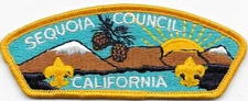 Sequoia Council Strip S-4 Plastic Back CSP SAP Boy Scouts of America BSA