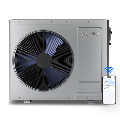 #ad #ad 35100BTU Swimming Pool Heat Pump Pool amp; Spa Heater Above with WIFI Capable Timer