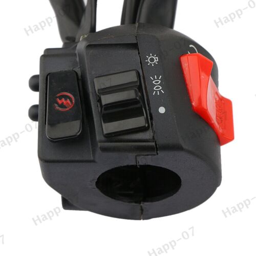 Motorcycle 7/8" Handlebar Switch Horn Turn Signal Headlight Start Control New - Bild 5 von 8
