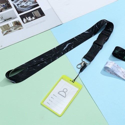 Key Key Chain Lanyard Mobile Phone Straps Marble Texture Hang Tag Hanging Neck - Photo 12 sur 15
