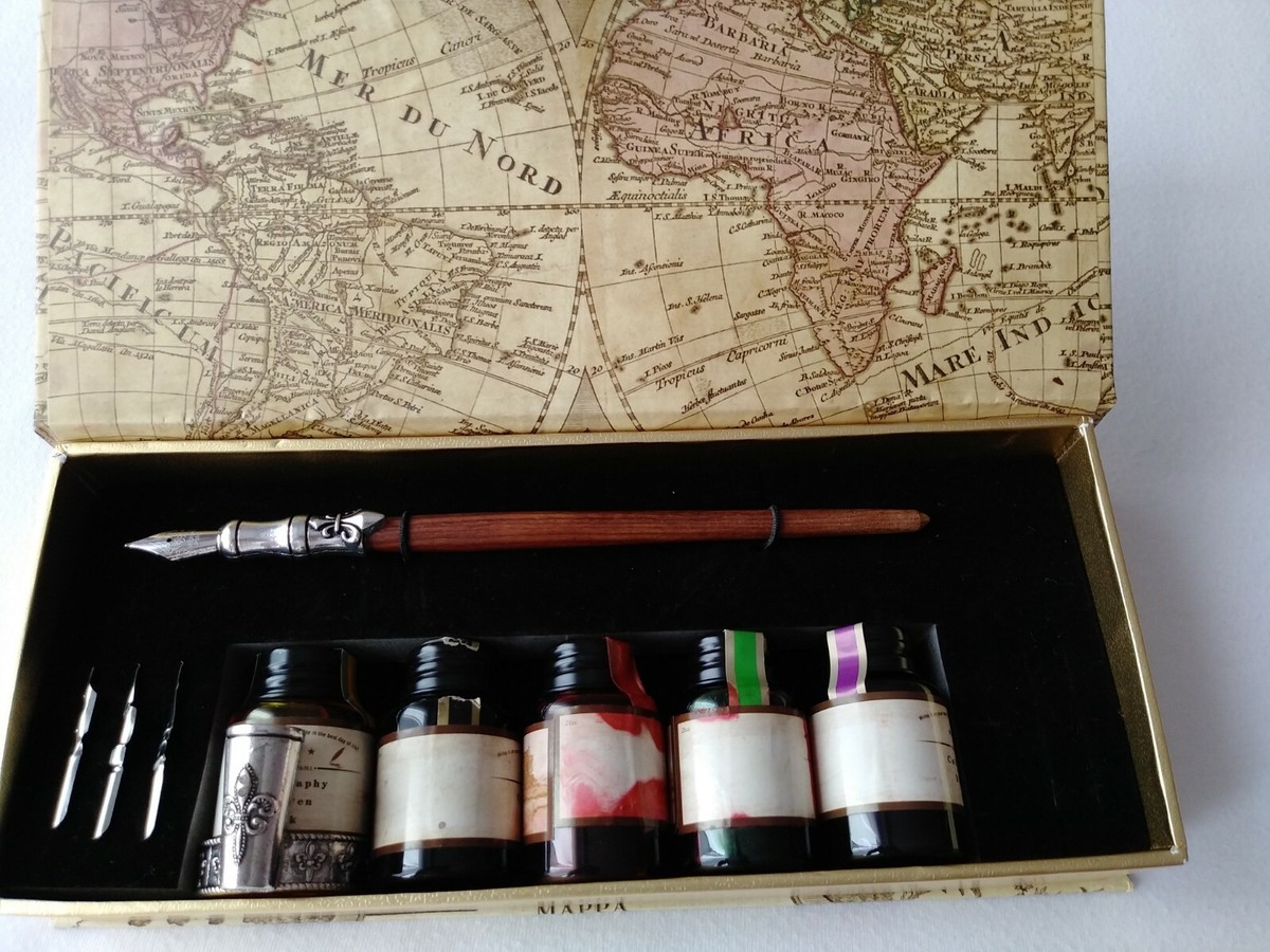 GC QUILL THE WRITING COLLECTION CALLIGRAPHY PEN SET. | eBay