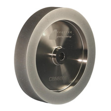 CBN Grinding Wheels 8'' Diameter, 5/8'' Arbor, 1.5'' Wide, 1'' Down The Side