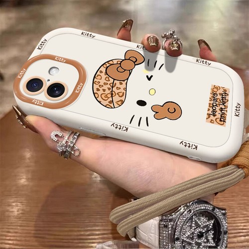 For iPhone 16 Pro Max 15 14 13 12 11 Phone Case Love Cute Cat Shockproof Cover - 第 1/11 張圖片