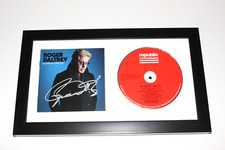 THE WHO SINGER ROGER DALTREY SIGNED FRAMED AS LONG AS I HAVE YOU CD COVER w/COA