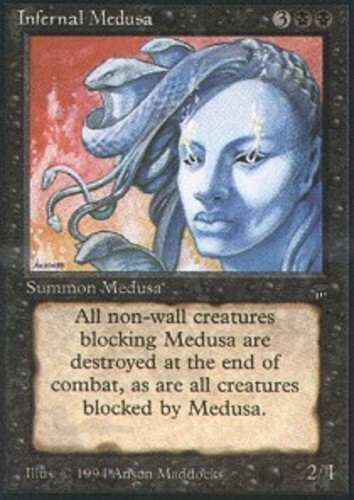 MTG - Infernal Medusa - Legends - NM, English Magic FLAT RATE SHIP