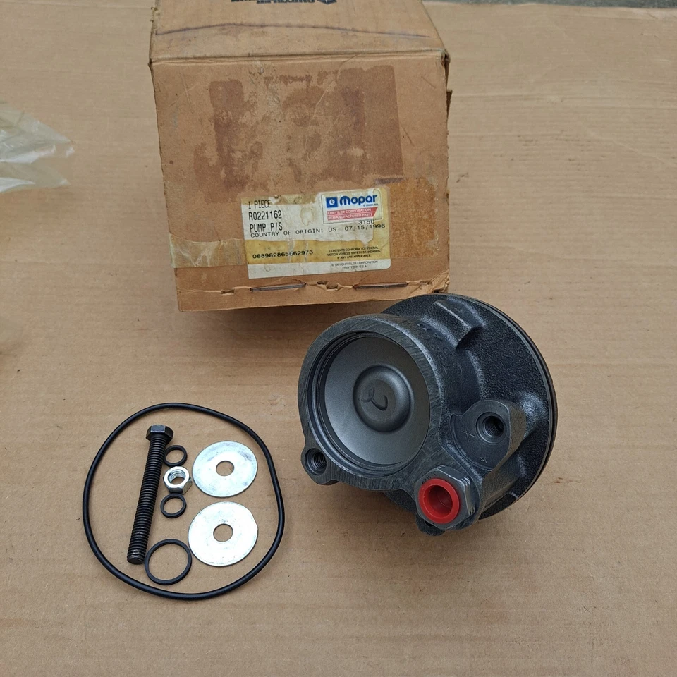 1980-1988 Dodge Truck Ramcharger Van 3.7L 5.2L MoPar Rebuilt POWER STEERING PUMP - Image 2 of 4