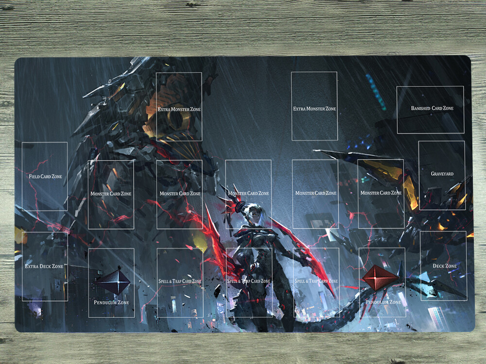 WVICM Playmat Dinomorphia Kentregina TCG CCG Mouse Pad Card Game