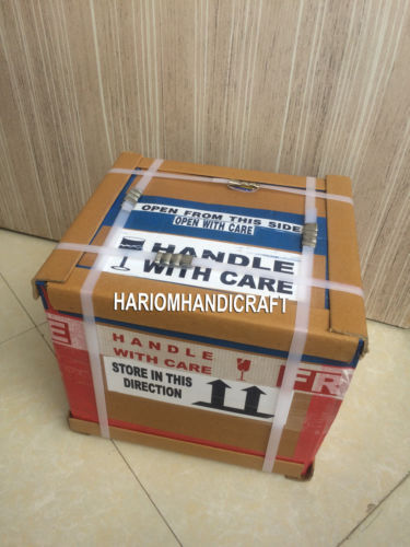 Weiß Marmor Malachit Luxus Schmuck Kiste Handgemacht Mosaik Intarsie Beste Gift - Bild 7 von 7