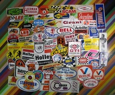 vtg 1960s 1970s Auto Racing Hot Rod sticker - Fenton Hedman Asp Tarantula Bell+