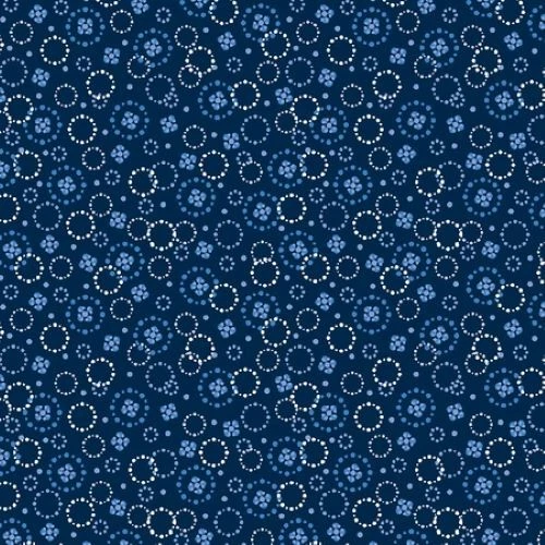 Patchwork Stoff Benartex "Blue Rhapsody" - Bild 3 von 4