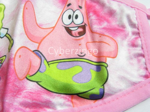 Bob Esponja Mascarilla Infantil Lavable con Correa Extraíble NUEVA BOLSA SELLADA - Imagen 10 de 12