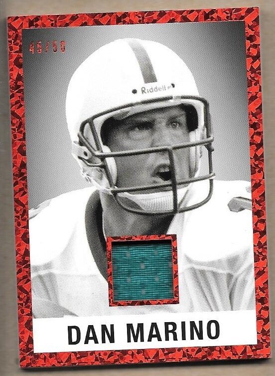 2022 Leaf In The Game Used Dan Marino 45/50 Game Used Jersey Miami Dolphins 1960