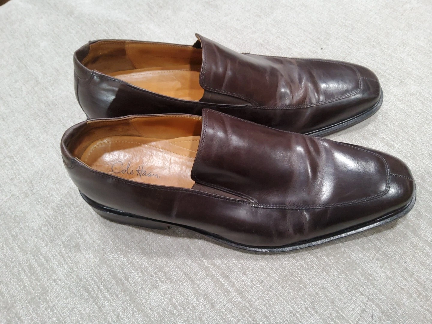 NIKE Scarpe ad aria compressa Cole Haan punta divisa in pelle marrone C05914 taglia 13M