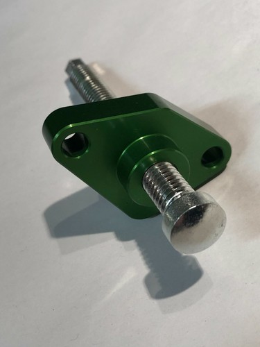 Timing Cam Chain Tensioner Manual Adjuster Husqvarna 2001-2008 SM610 R S GREEN - Picture 3 of 6