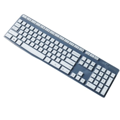 Ergonomic Keyboard Waterproof Silicone Keyboard Protector Skin for MK345 K345 - Afbeelding 2 van 13