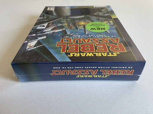 1993 Star Wars Rebel Assault Mac Macintosh CD ROM Big Box Lucas Arts NEU versiegelt - Bild 4 von 7