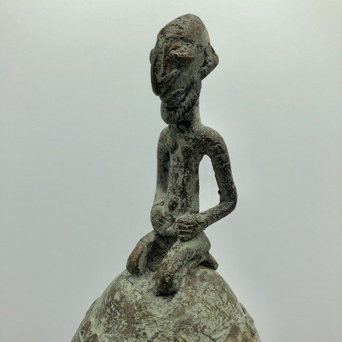 African Art DOGON Bronze Ceremonial Cup /b - Bild 9 von 11