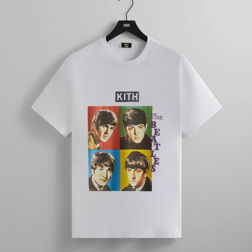 Kith for The Beatles 1962 Vintage Tee White T-Shirt Mens Size XL