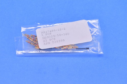 Amphenol Aerospace Mil-Spec Circular Connector 22P 5A Male Plug MS27473E12B35P - Picture 2 of 5