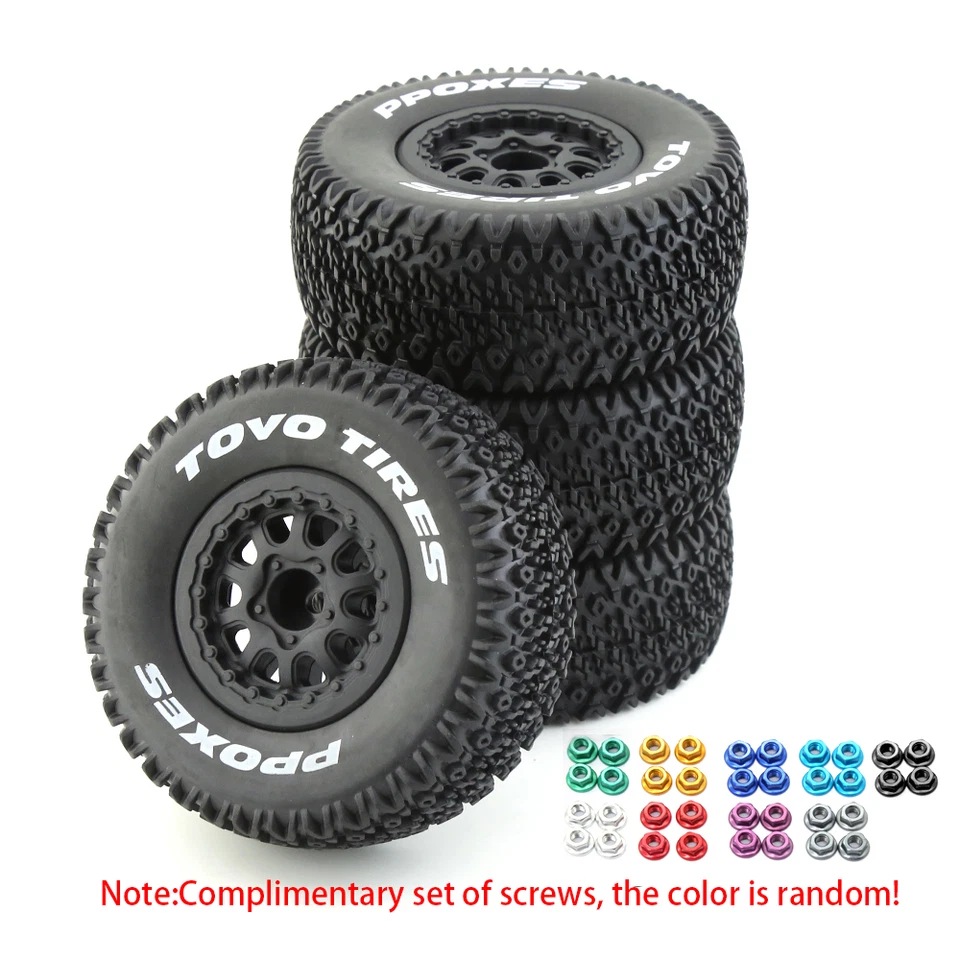 103x40mm Offroad-Reifen für 1/10 Traxxas Slash & Monster Trucks 4er Set - Bild 3 von 4