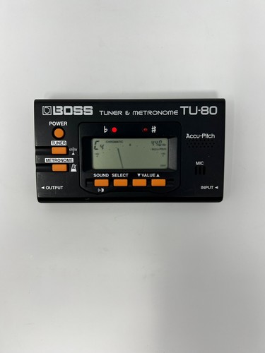 Boss TU-80 Tuner and Metronome for Acoustic Electric Guitar or Drums - EUC! - Picture 6 of 9