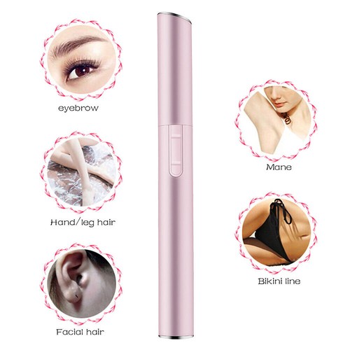 Women Electric Brows Trimmer Razor Hair Remover Facial Face Eyebrow Epilator - Picture 3 of 8