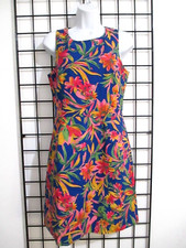 J. CREW  🌸  SIZE 2==CUTE TROPICAL PRINT / SHEATH DRESS