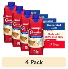  4 pack Carnation Vitamin D Added Evaporated Milk 17 fl Oz Carton