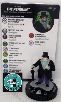 WizKids HeroClix The Penguin 028 DC Batman Team-Up Uncommon 