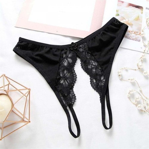 Slip sexy sexy sexy femme dentelle entrejambes string string lingerie sous vêtement culotte - Photo 16/18
