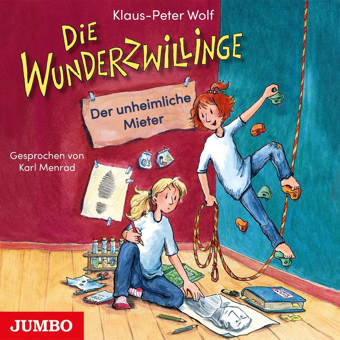 Die Wunderzwillinge 01. Der Unheimliche Mieter Klaus-peter Wolf -