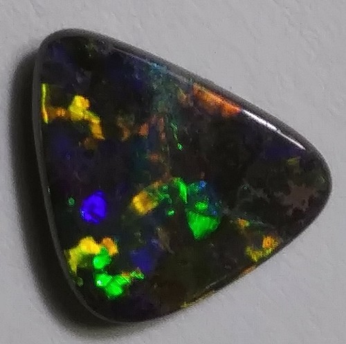 ¡EXCEPCIONAL ópalo de roca sólido de 3,2 quilates NARANJA BRILLANTE Y VERDE Queensland! - Imagen 5 de 9