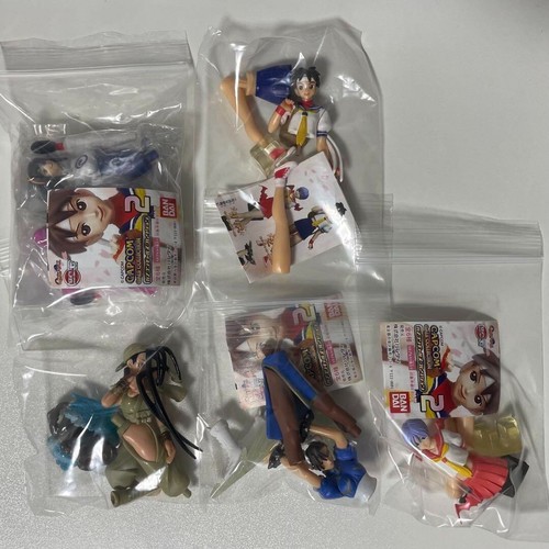 Vampire Savior Street Fighter etc Figur Lot 5 Chun Li Capcom Japan M585 - Bild 1 von 3
