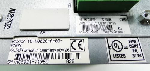 Rexroth HCS02.1E-W0028-A-03-NNNN 298374 + CSB01.1C-SE-ENS-EN1-NN-S-NN-FW -used- - Bild 3 von 8
