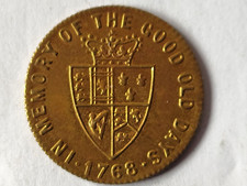Spade Half Guinea Gaming Token - 1768  - George III  - Good Old Days