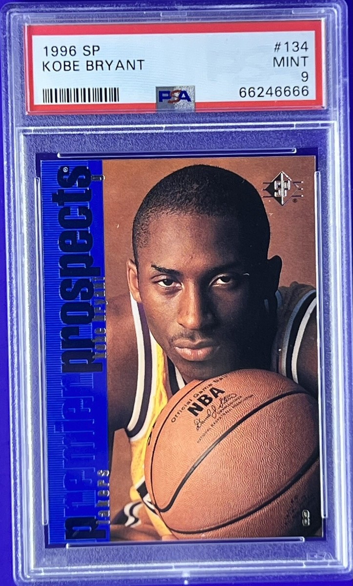 1996 SP #134 Kobe Bryant RC Rookie Lakers HOF PSA 9 MINT | eBay