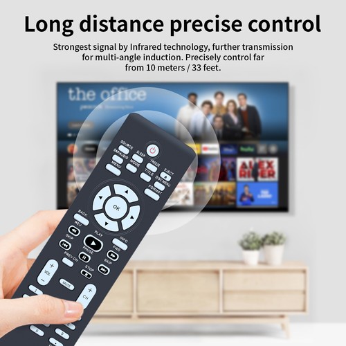 New NF801UD Remote Control For Magnavox TV 26MD311B/F7 26MD350B/F7 32MD301B/F7 - Picture 3 of 5