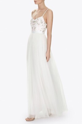 dkny embroidered dress Flossie Dahlia Pakistani Luxury Chiffon Dress main image 0