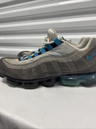 Nike Air Vapormax 95 Shoes Mens 11 Neo Turquoise Gray Sneakers AJ7292-002 - Picture 2 of 10