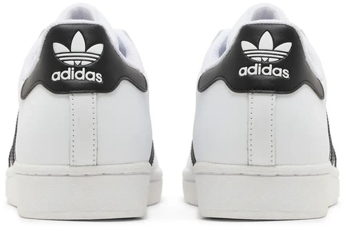 Adidas Superstar "Footwear White Black" White Core Black EG4958 Men's Size 10 - Picture 4 of 5