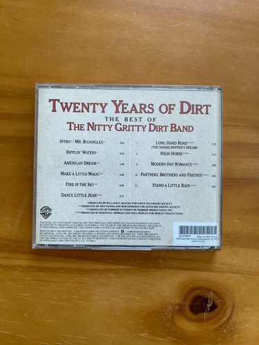 The Nitty Gritty Dirt Band - Twenty Years of Dirt (1986 WB Records) Country CD - Picture 2 of 4