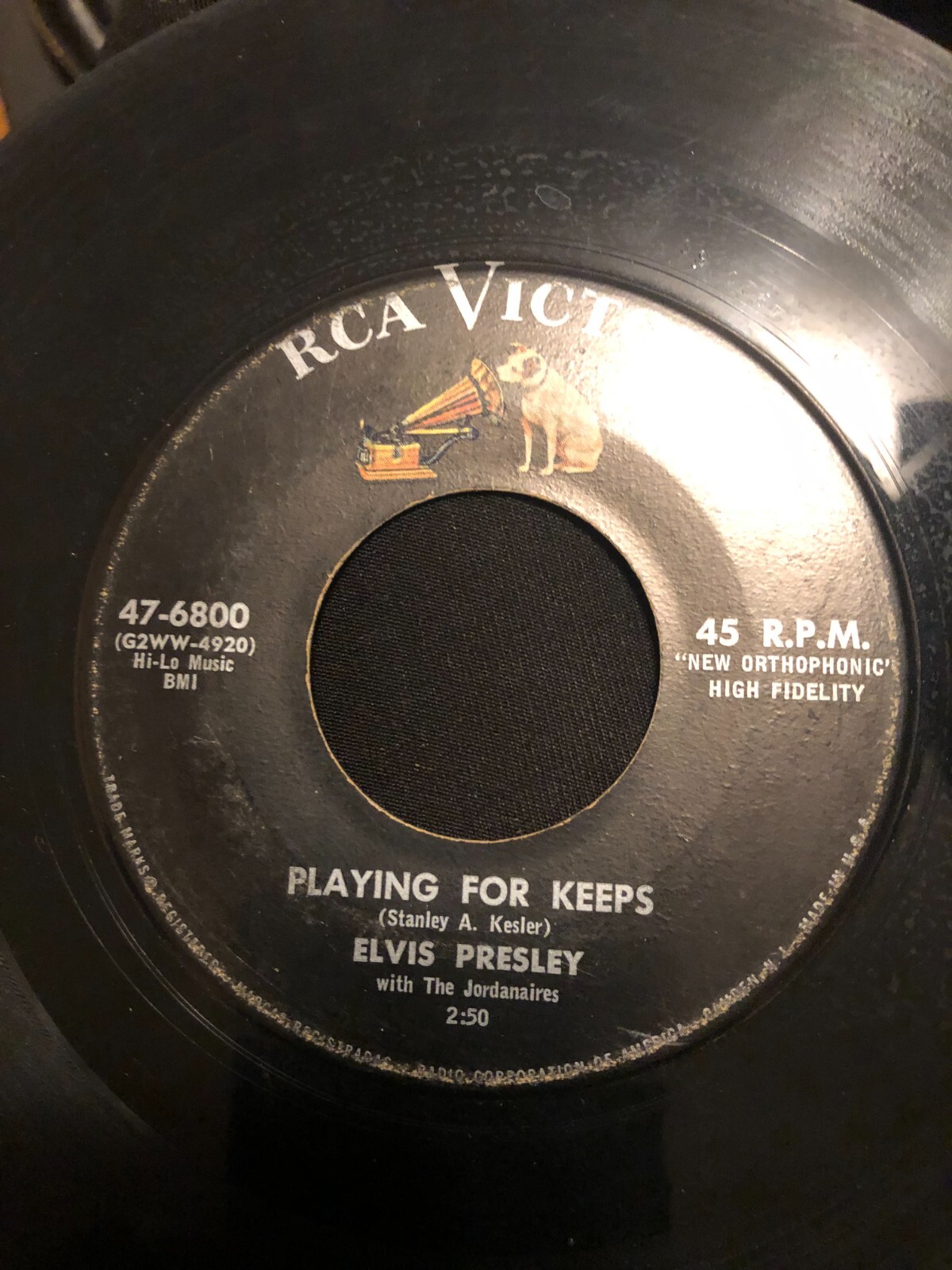 Elvis Presley on RCA 20-6800