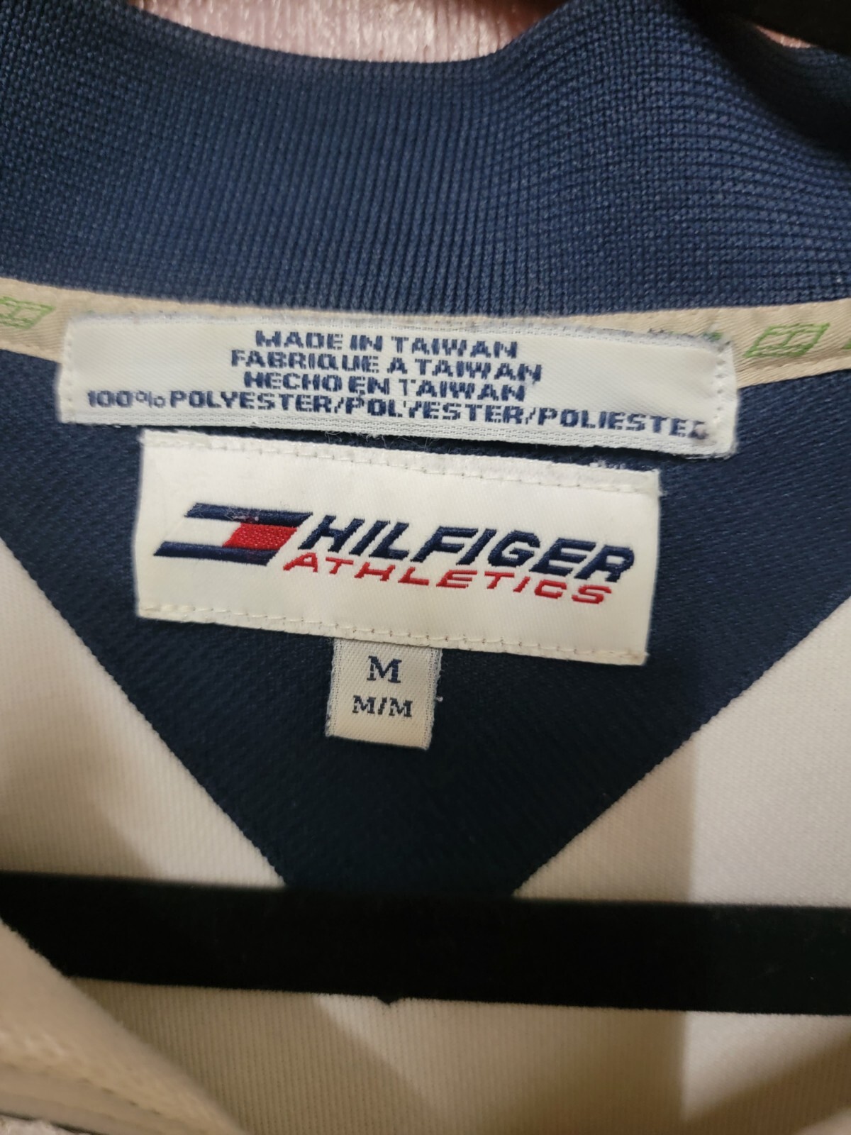 Vintage Tommy Hilfiger Athletics White Polo Short… - image 2