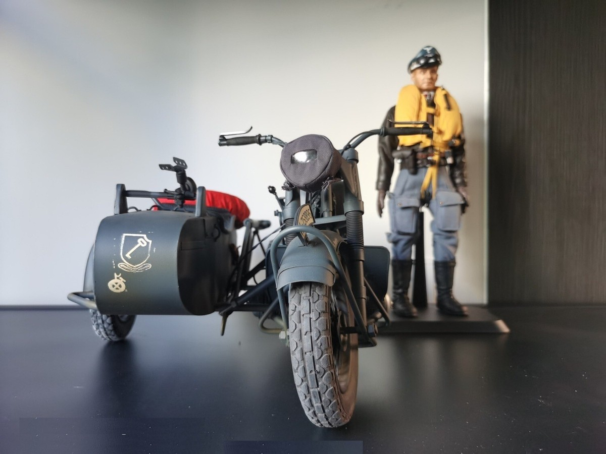 BMW R75 (プラモデル完成品1/6) New edition 1/6 WWII German BMW R75 motorcycle metal | eBay