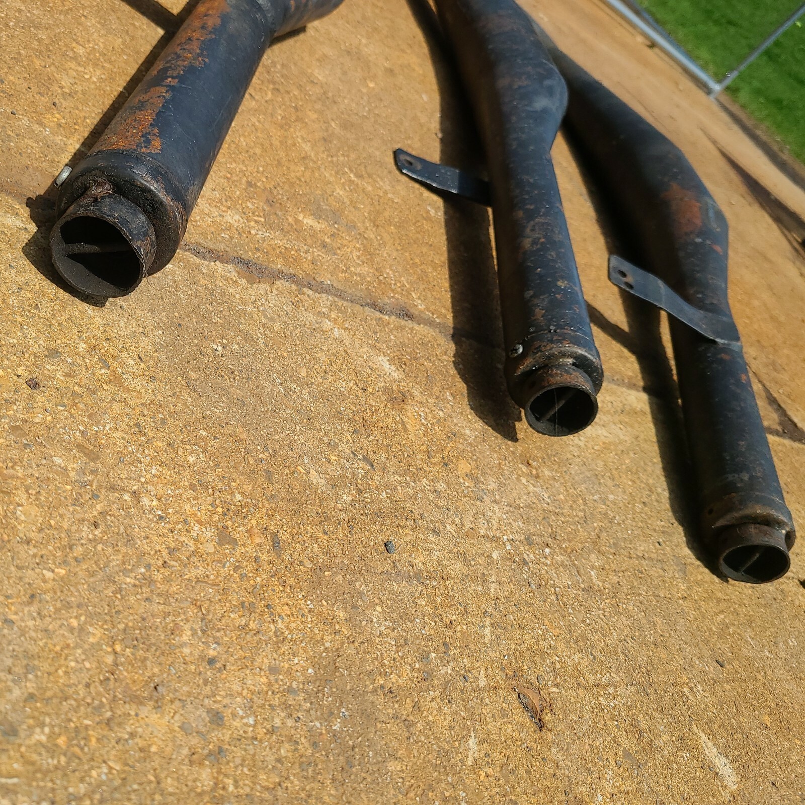 1974 74 Kawasaki H2 KH 750 Mach Exhaust Expansion Pipe Chambers set eBay